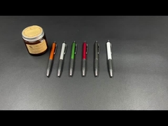 What are the advantages of using an aluminum ballpoint pen compared to plastic ones? A648