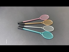 Is this plastic badminton racket style 0.5mm gel pen？ BB37