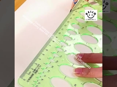 CC56  Are the markings on this oval drawing ruler accurate?